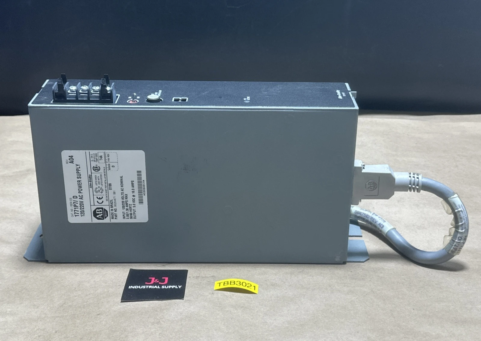 USED Allen-Bradley 1771-P7 Ser D Rev A04