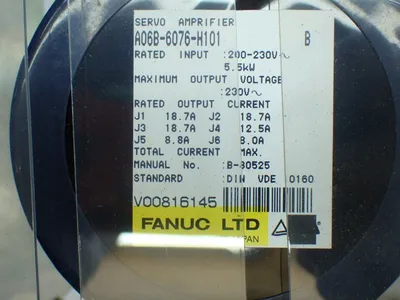USED FANUC A06B6076H701