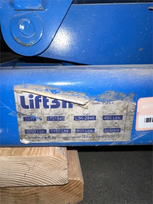 Used 2017 OPTIMUS LIFT 3K (L3K02848) Scissor Lifters Florida US | MachineryMax #1420880