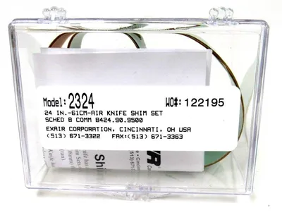 NEW LOT OF 2 EXAIR 2324 AIR KNIFE SHIM SET 24IN 61CM
