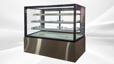 171-0278 3 Shelf Full Service Self Contained Bakery Cake Case Cooler