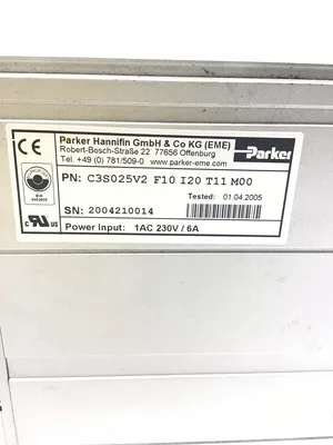 Parker C3S025V2F10I20T11M00 Compax3 Servo Drive Controller  C3S025V2