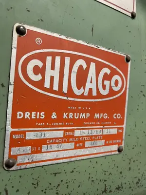 Used CHICAGO 131 Press Brakes Ohio US | HGR 24 #1020229