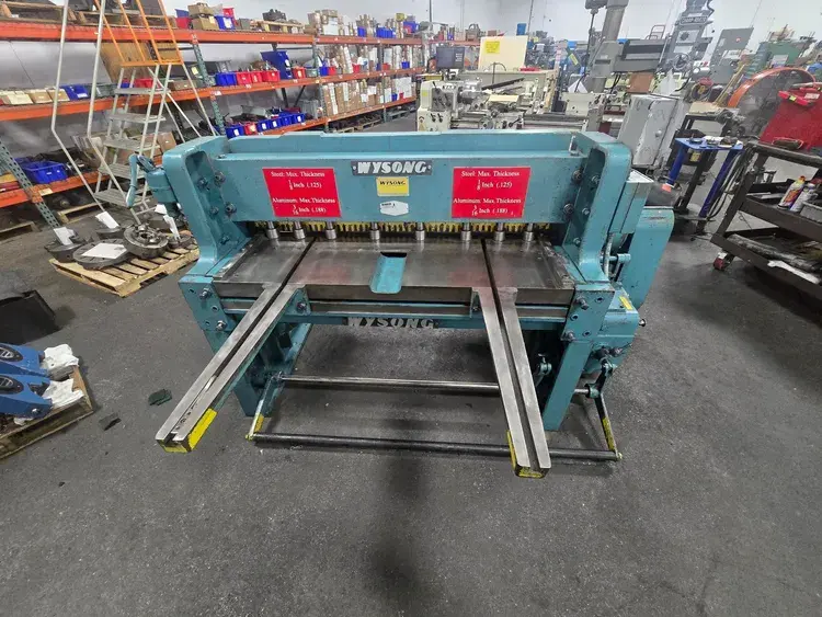 Used WYSONG 1048 Power Squaring Shears (Gauge) Kentucky US | Aucto #565257