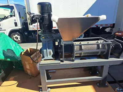 Press, Screw Press, Dewatering Machine, Model CT-160, Stainless Steel, #5991716