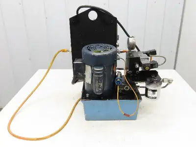 Vektek Vector Flo Hydraulic Manual Workholding Pump Power Pack 2.5gal 5000psi