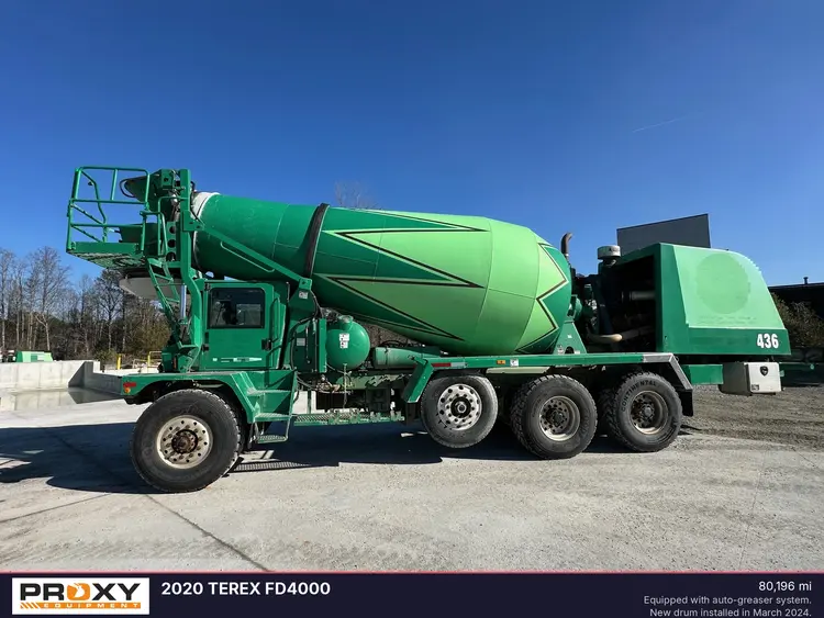 Used 2020 TEREX FD4000 Cement Mixers Georgia US | Proxy Equipment #1381935