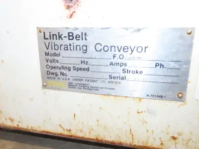 Link-Belt 18"x19' Stainless Vibrating Shaker Feeder Conveyor Food Process