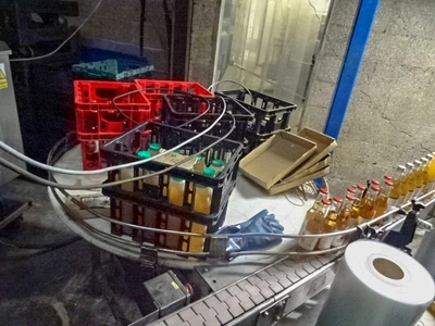 Complete filling line to fill 1L  bottles at a rate of 60 to 110 BPM