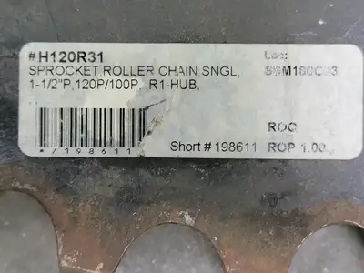 Roller Chain Sprocket H120R31