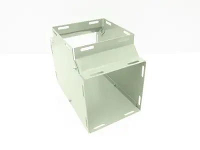 Wiegmann Hubbell T0606 N1 Tee Hinged Screw Cover Wireway 6X6 Carbon Steel Gray