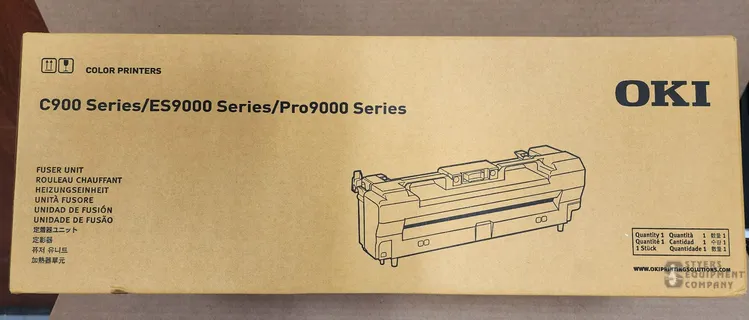 OKI COLOR PRINTERS 45531152 C900, ES9000, PRO9000 Fuser Unit Envelope/120V | Styers Equipment Company