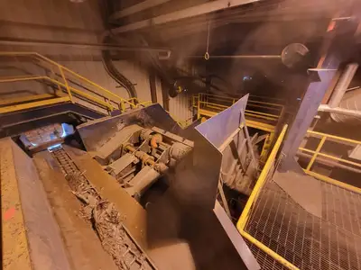 Infeed Log Conveyor for Chipper