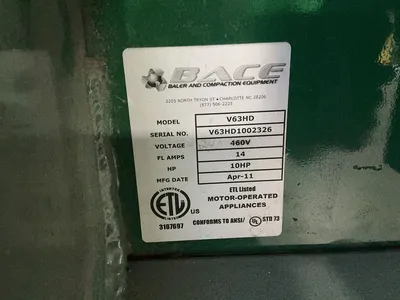 Used 2011 BACE V63HD Balers Ohio US | HGR 24 #1521333