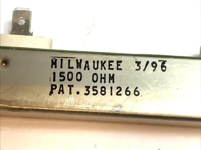 Used MILWALKEE RESISTOR Resistors Michigan US | Maverick Industrial Sales #1092714