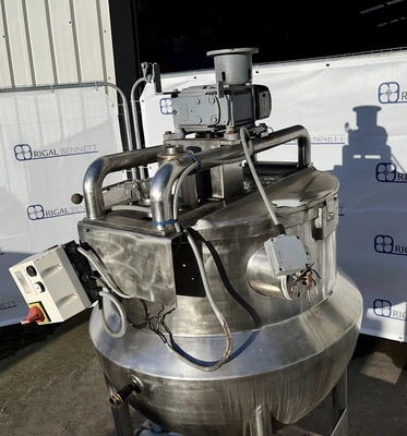 250L SS BCH Hemispherical JKTD Mixing Tank 2.2 kw