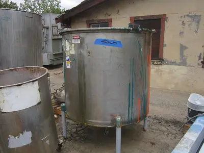 Tank, 400 Gallon, S/st, Utensco, OT/CB, 4' x 4' #S739692