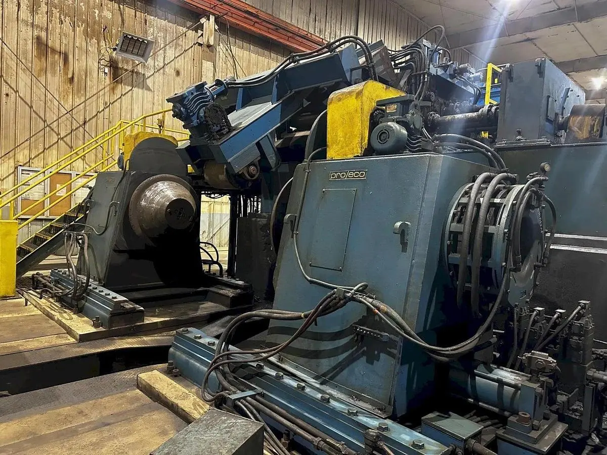 72” x .500” x 60,000 Lbs. Pro-Eco Push Pull Pickle Line