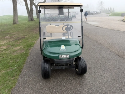(1) 2015 E-Z-Go golf cart with a Kawasaki gas engine, does not include Club canopy, ball cover, club...