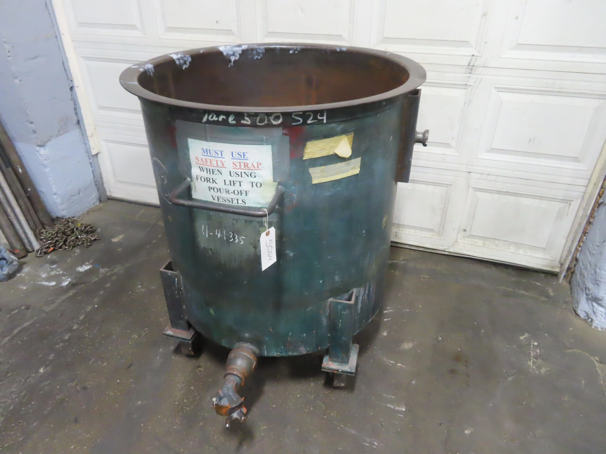 150 gallon Tank on Casters, Open Top