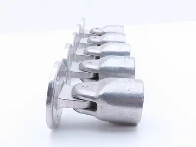 Hollaender 41-7 1-1/4 Speed-Rail Adjustable Flange Wall Mt 1-1/4" Pipe Lot of 5