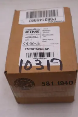 TRANSFAB TMS TMB0150UEXK CONTROL TRANSFORMER 480/600 60HZ - STOCK GF1049