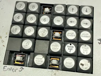 Used F&K Delvotec Keyboard Assembly PSE-KRT01334 PSE-KRT02082 Keyboards Michigan US | Maverick Industrial Sales #1392435
