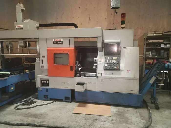 Used 1993 MAZAK SQT18MS W/ GL100 GANTRY LOADER CNC Lathes Oregon US | ABL Technology LLC #390573