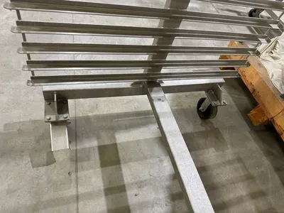 USED CUSTOM STAINLESS Smokehouse Racks