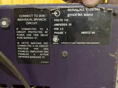 HOBART HANDLER 135 MIG WELDER: YOBRO #24384