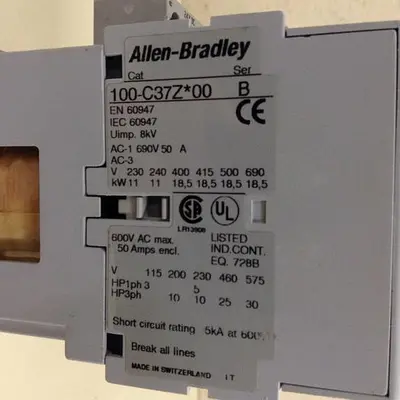 USED ALLEN BRADLEY 100-C37Z.00 SER B