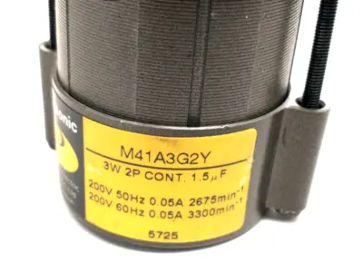 Used PANASONIC M41A3G2Y, 5725 Motors (misc) | Maverick Industrial Sales #1107593