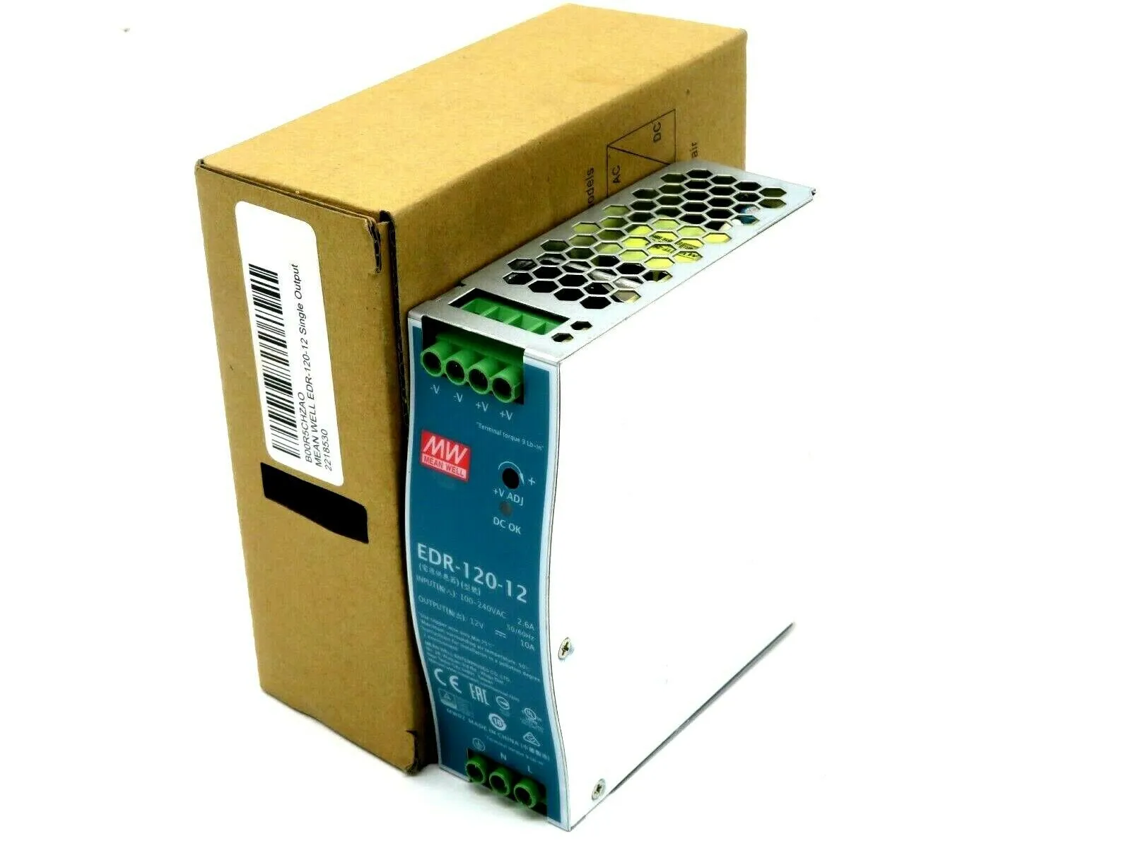 NEW MEAN WELL EDR-120-12 POWER SUPPLY EDR12012