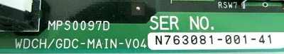 USED TORAY WDCH/GDC-MAIN-V04 CONTROL BOARD YPHT31129-1B WDCHGDCMAINV04