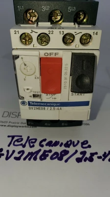 USED Telemecanique GV2ME08/2.5-4A thermal magnetic circuit breaker