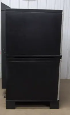 142-1225 Peerless CW61NS Natural Gas Double Stack 4 Stone Deck Pizza Oven