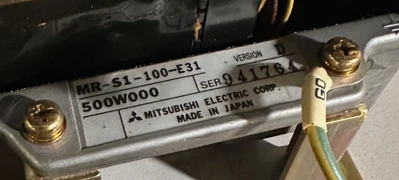 MITSUBISHI MR-S1-100-E31 SERVO DRIVE
