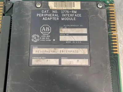 Used ALLENBRADLEY 1775RM PLC Input & Output Ohio US | HGR 24 #1125831