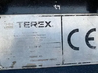 Used 2015 TEREX FINLAY I110RS Crushers Indiana US | Franklin Rock & Recycle LLC #1354537