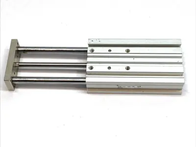 USED SMC COMPACT GUIDED CYLINDER 12MM BORE 75MM STROKE
