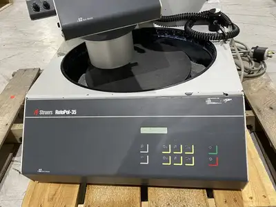USED STRUERS ROTOPOL-35 LAB POLISHING/GRINDER W/ ROTOFORCE-4 HEAD