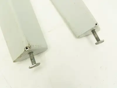 Omga Machine Base Table Legs 26-1/2" Long White Radial Arm Saw Set of 4