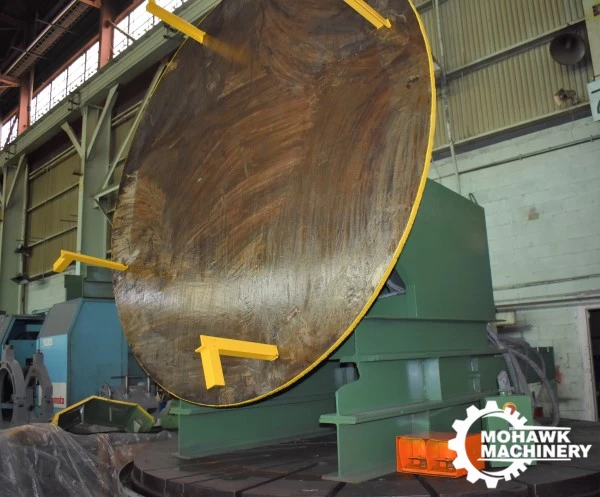 10000 LB PASSERINI “PTR-50” VARIABLE-SPEED WELDING POSITIONER w/96” DIAMETER TABLE - PENDANT & FOOT CONTROLS