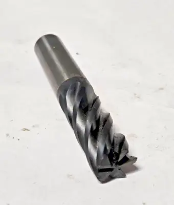 Solid Carbide End Mill 3/4" Shank 5 Flutes resharpened