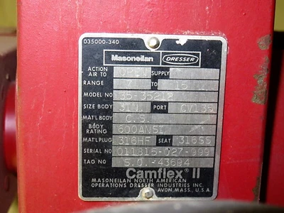 USED Masoneilan Camflex II