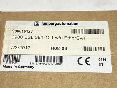 USED LUMBERG AUTOMATION MULTIPROTOCOL I/O W/O ETHERCAT 900016123