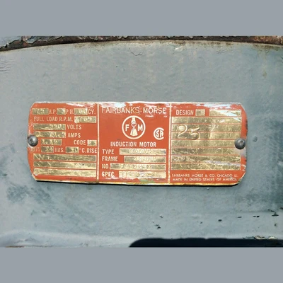 74 HP Fairbanks Morse Electric Motor