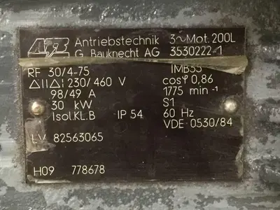 USED ANTRIEBSTECHNIK RF 30/4-75