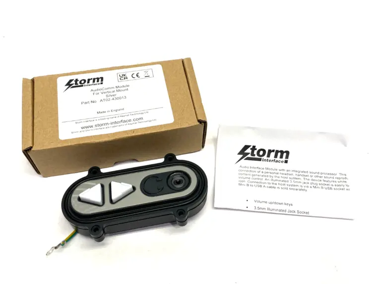 Used STORM INTERFACE AUDIOCOMM MODULE, SILVER, VERTICAL MOUNT Industrial Controls | Maverick Industrial Sales #1104389