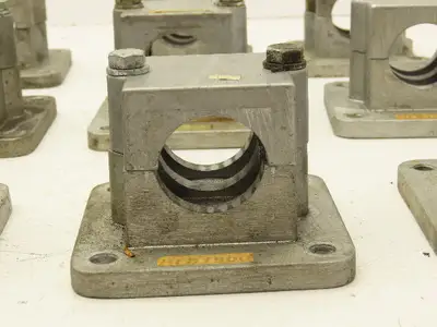 Rose Krieger RFB1500 Flange Clamp 1.5" Round Tube Aluminum 4x4" Base Lot of 12
